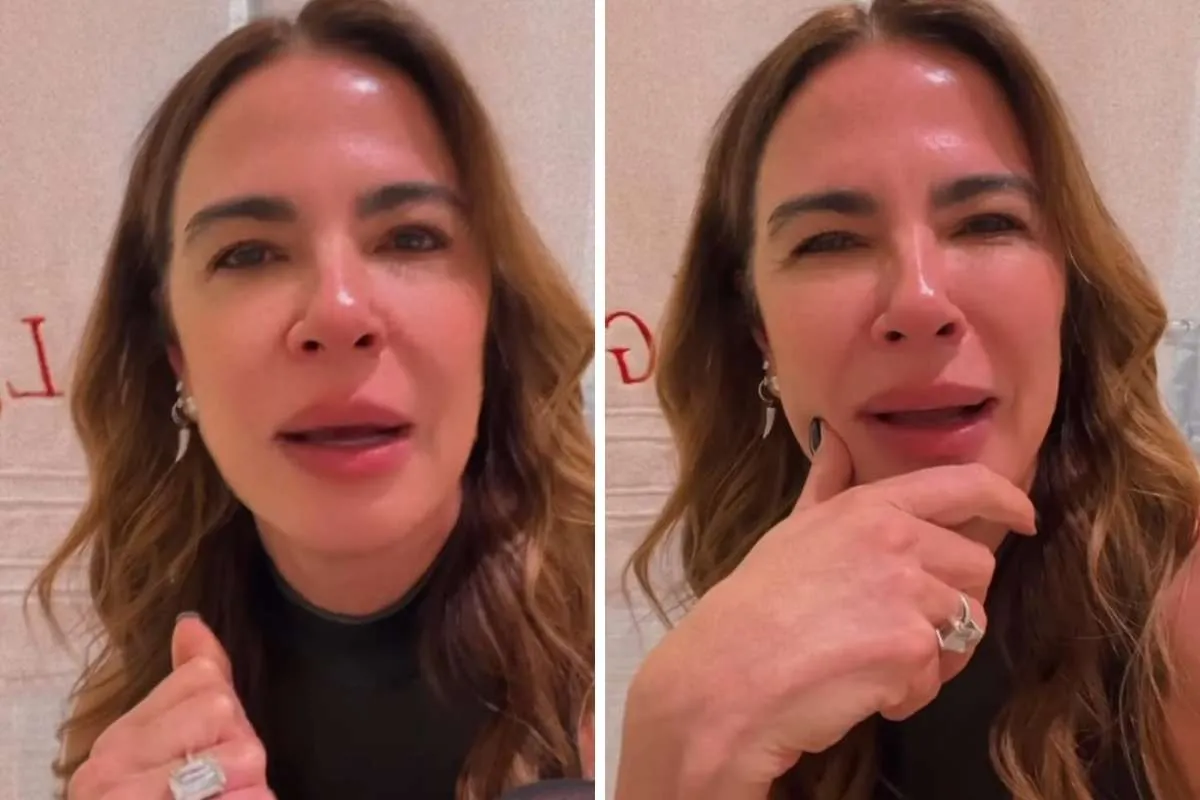 Luciana chorou ao falar sobre o assunto aos seguidores