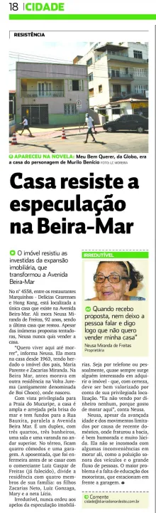 Fac-símile do Diário do Nordeste.