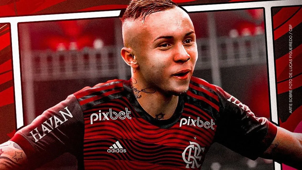 O cearense Éverton Cebolinha foi comprado pelo Flamengo junto ao Benfica