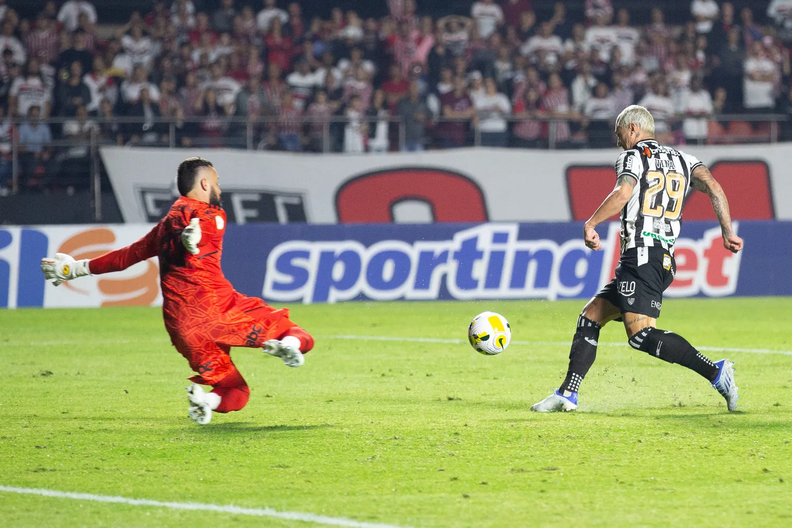 O Ceará mostrou força no empate com o São Paulo no Morumbi