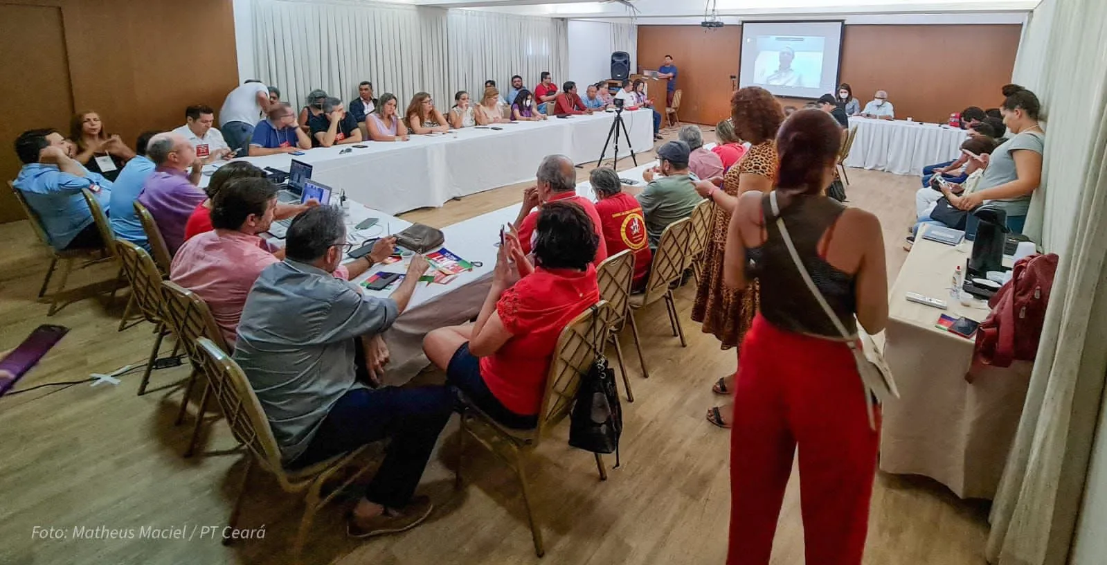 Ex-governador Camilo Santana participou de forma virtual do encontro