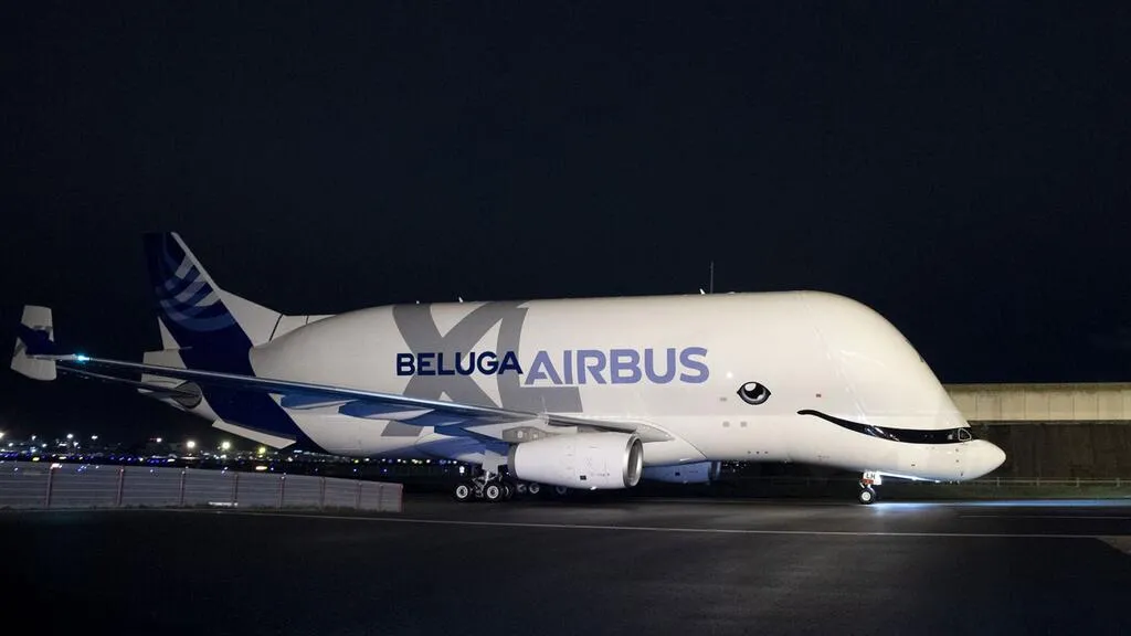 A “Baleia Voadora” foi criada para transportar componentes de aeronaves entre os locais de produção e as linhas de montagem