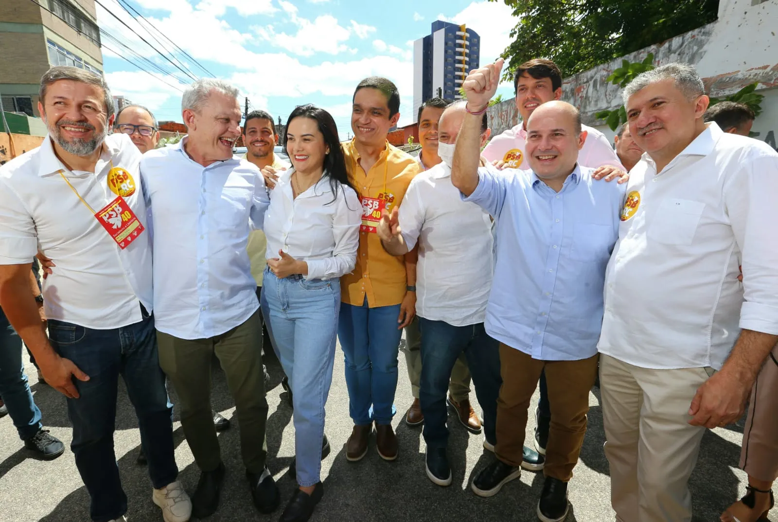 Lideranças do PSB e do PDT participaram da convenção estadual do PSB Ceará na manhã desta quarta