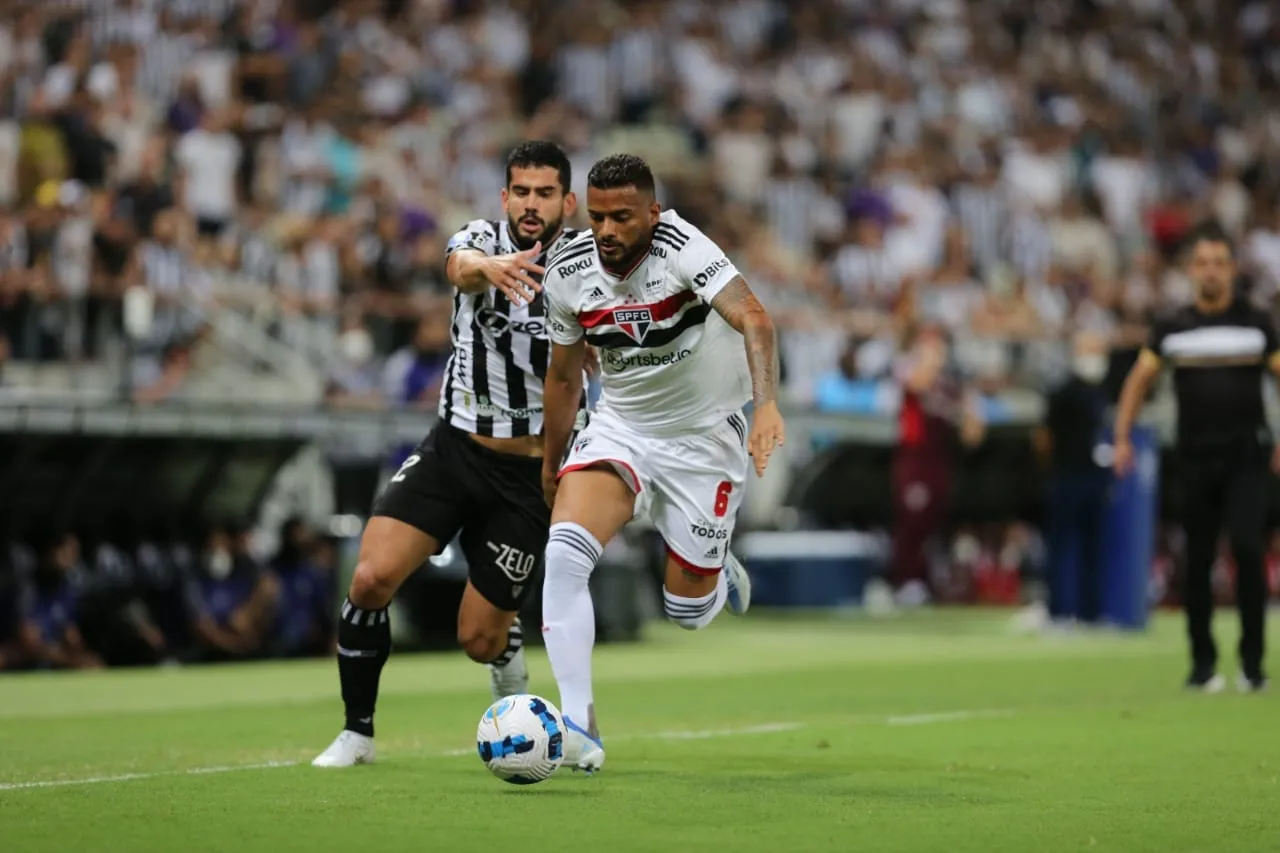 O Ceará foi eliminado pelo São Paulo nos pênaltis pelas quartas de final da Sul-Americana