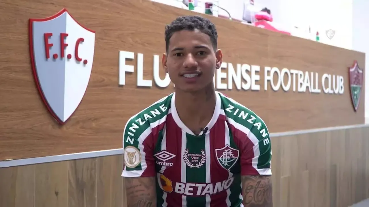 O atacante Marrony é um dos poucos reforços do Fluminense na janela de transferência