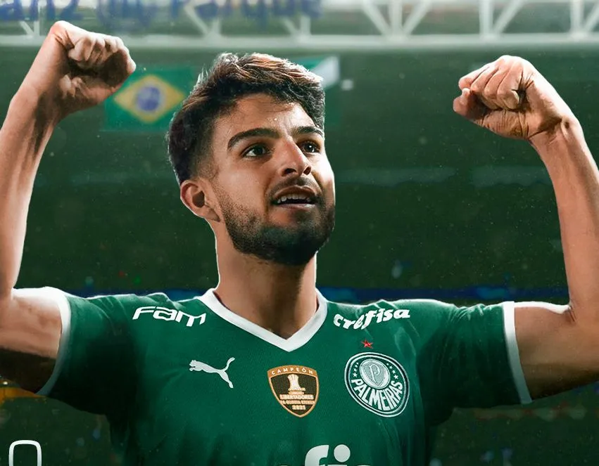 O atacante José Manuel López  assinou contrato até o fim de 2027 com o Palmeiras