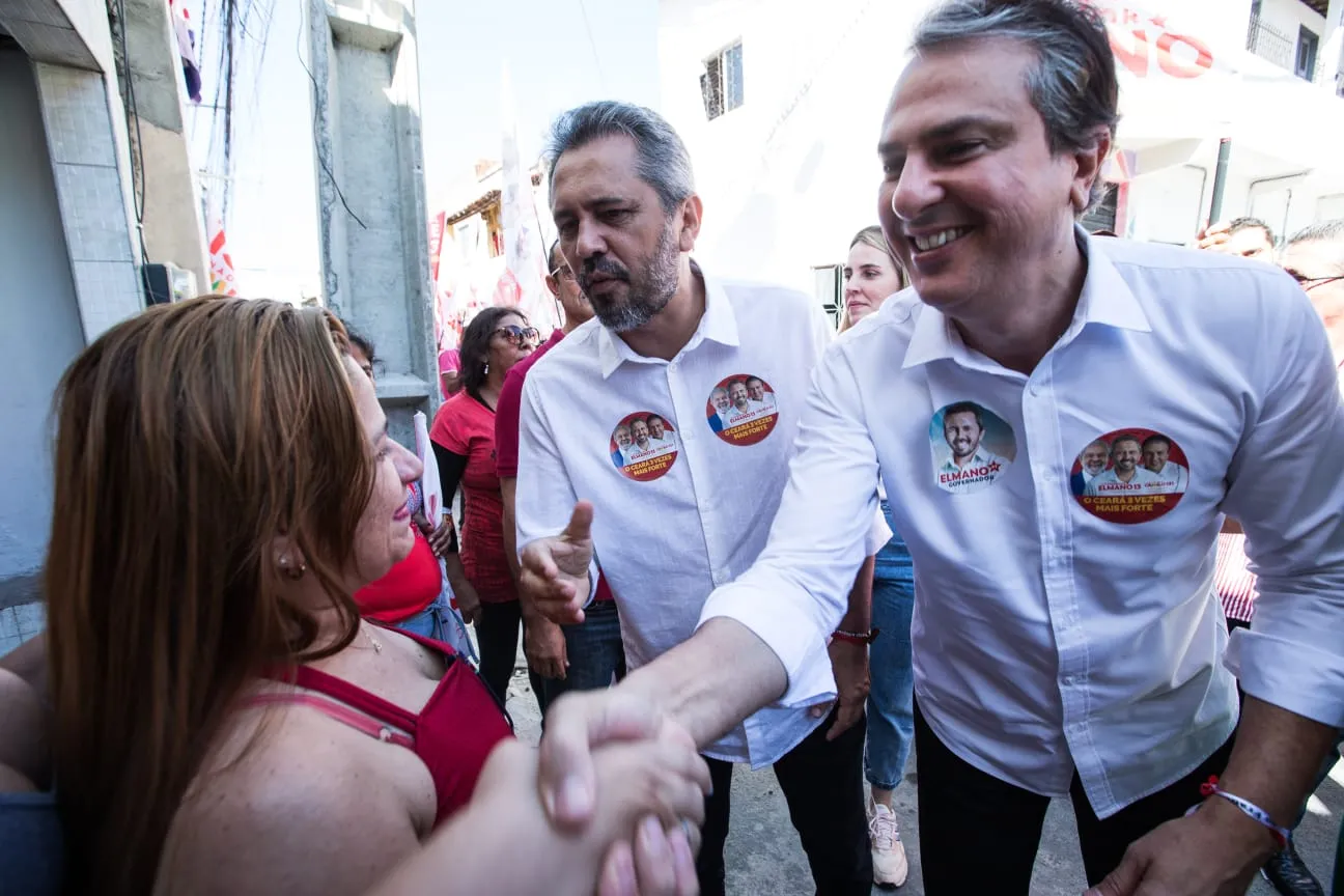 Elmano e Camilo cumpriram juntos, mais uma vez, agenda de campanha na Capital