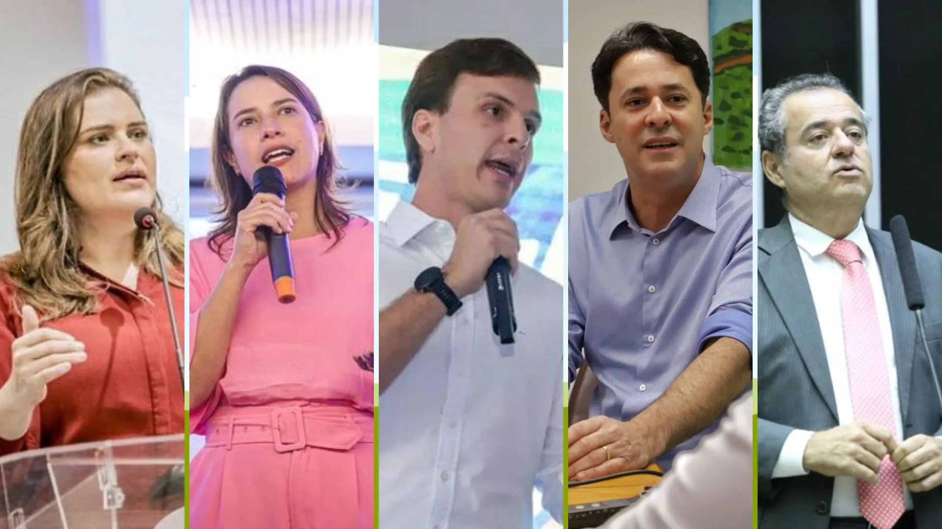 Marília Arraes (a esquerda) lidera disputa estadual; candidato do atual governador, Danilo Cabral (a esquerda) tem estado atrás nas pesquisas de intenção de voto