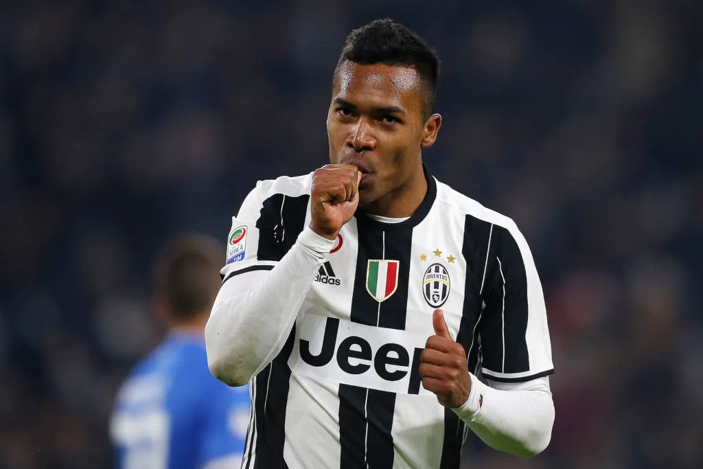 O lateral-esquerdo Alex Sandro pertence ao Juventus, da Itália