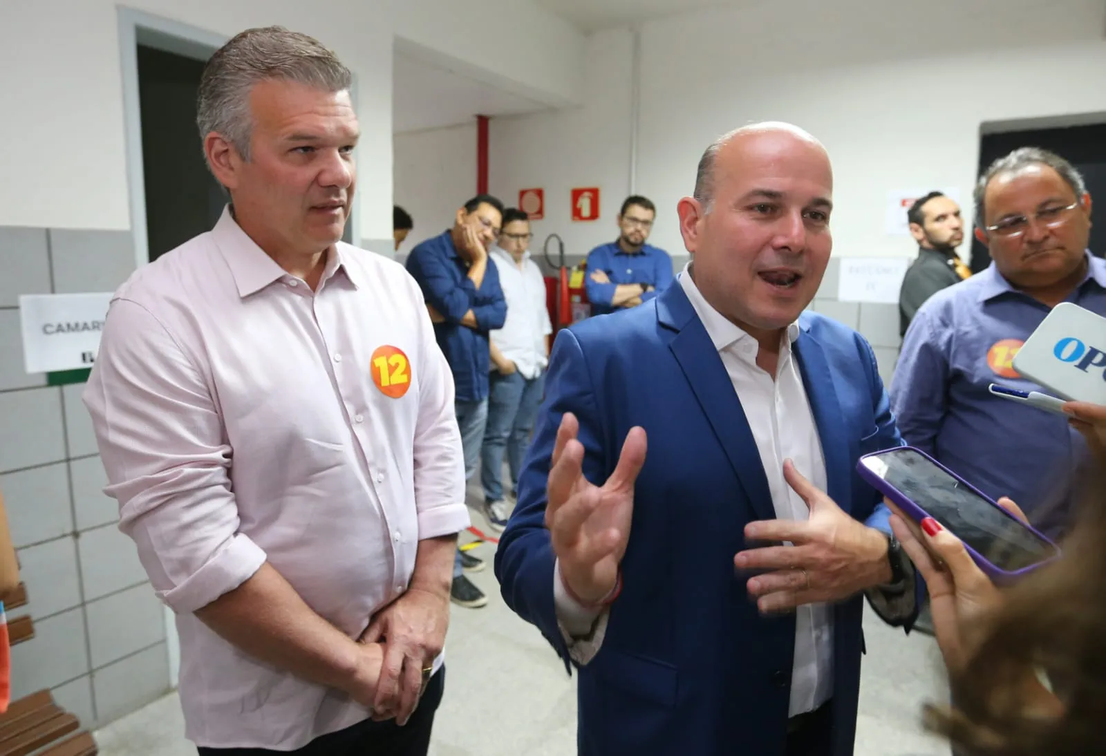 Aliado de Roberto Cláudio, o ex-secretário municipal Ferruccio Feitosa acompanhou o candidato no Debate PontoPoder