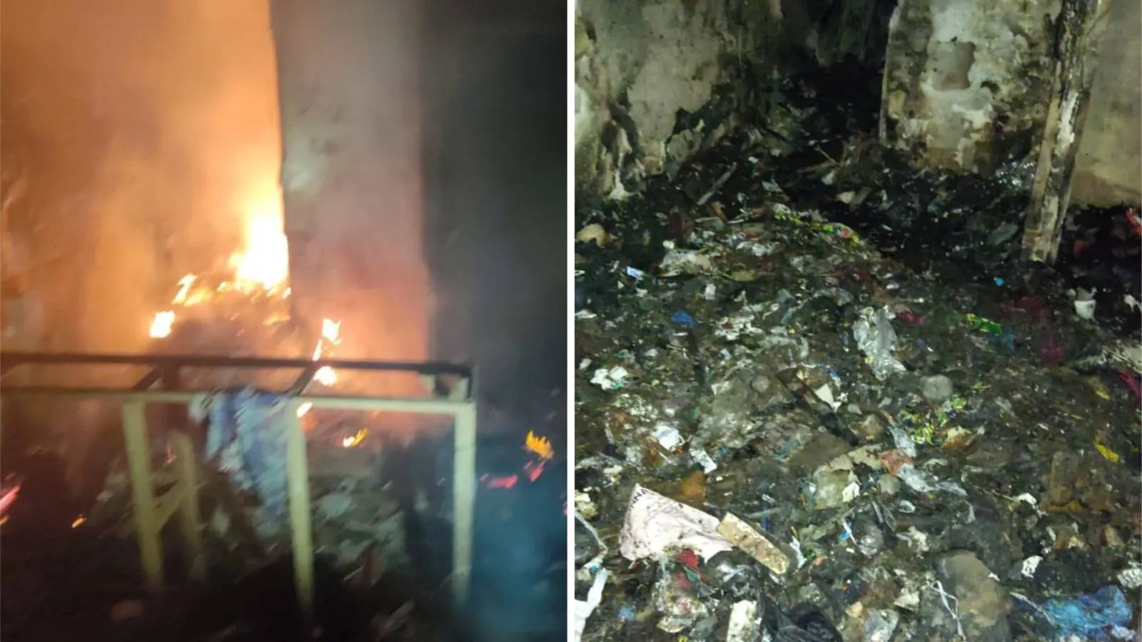 Local está abandonado e possui risco de desabamento