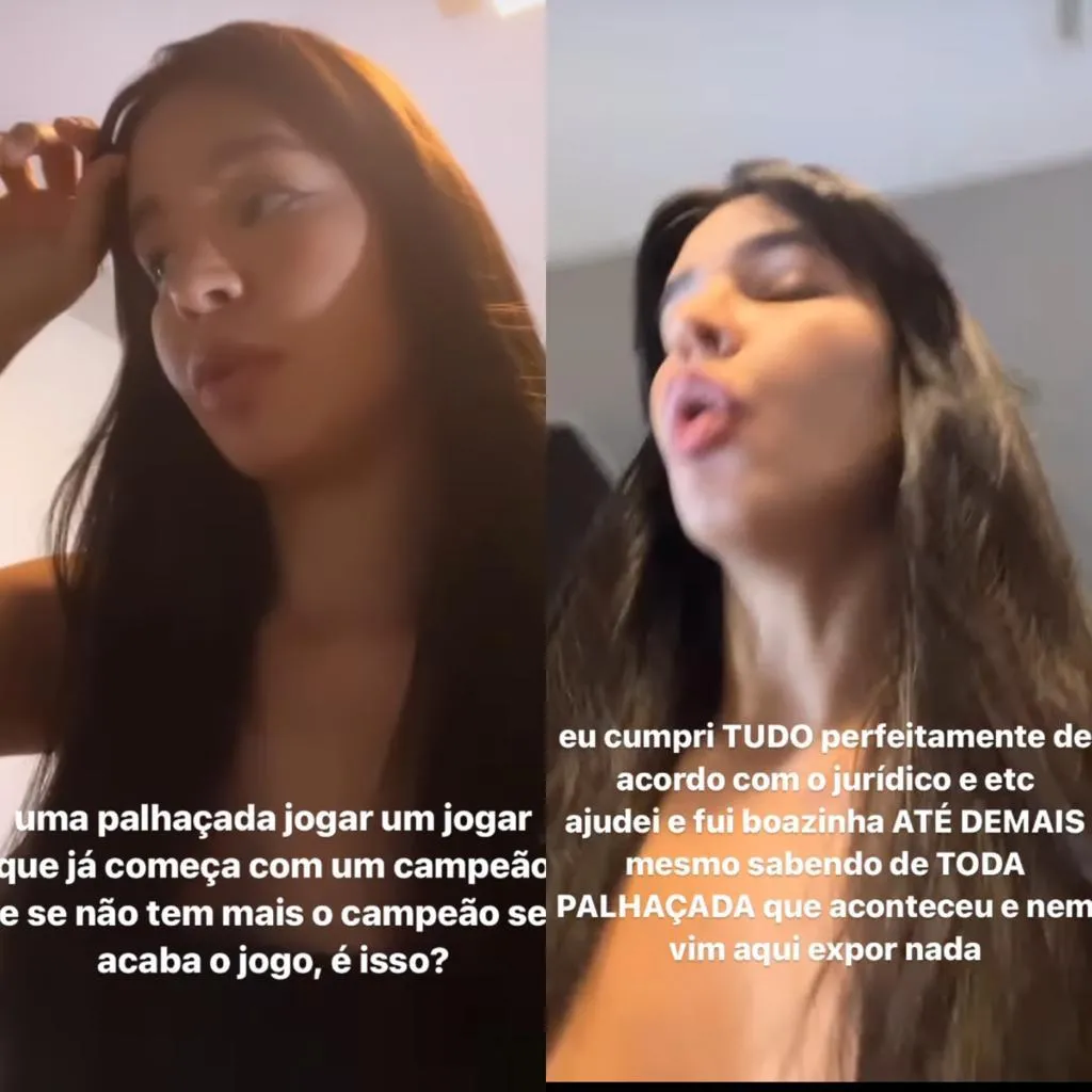 Kerline protesta nas redes sociais