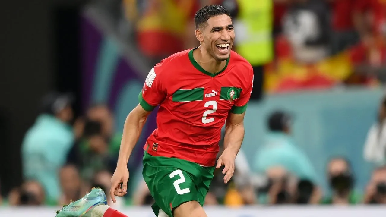 Muito ofensivo, técnico e rápido, o lateral-direito Hakimi era um dos pilares de Marrocos