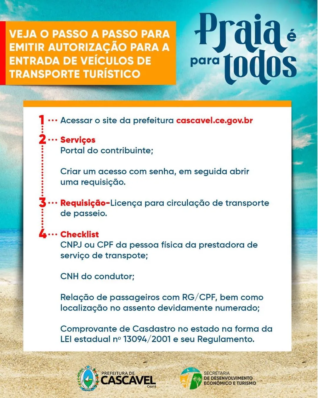 A solicitação é realizada no site da Prefeitura de Cascavel