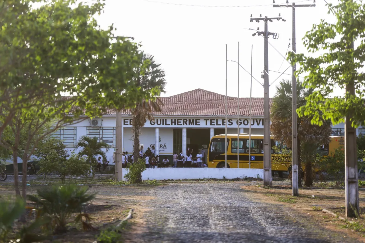 Escola de Ensino Profissional Guilherme Teles Gouveia, na zona rural de Granja