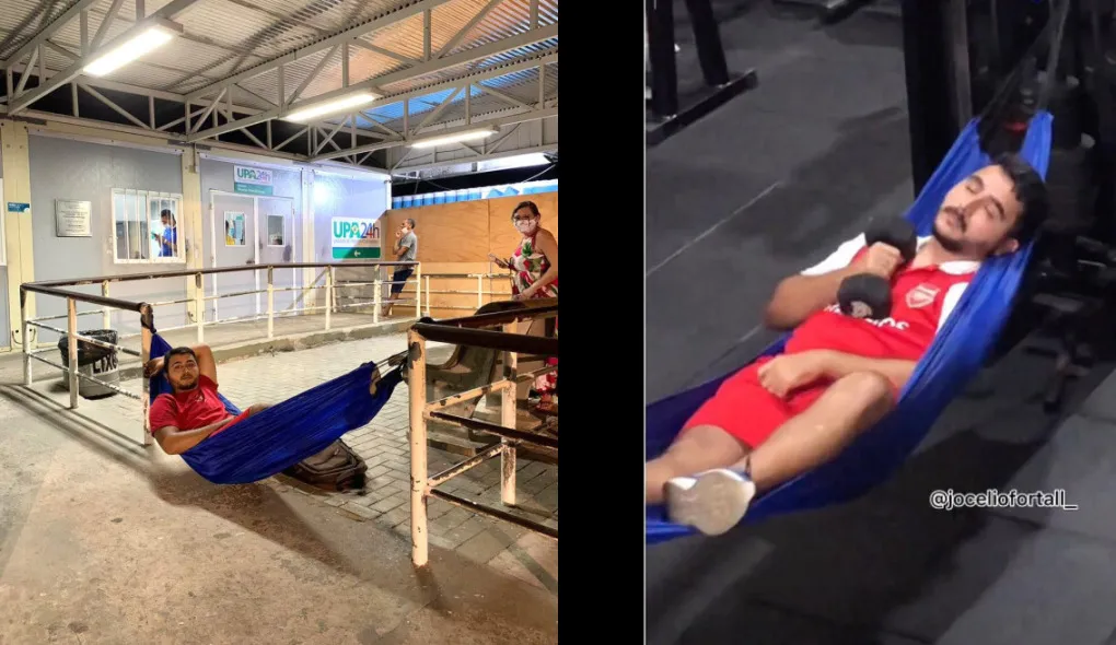 O vídeo na academia atingiu a marca de mais de 2 milhões de visualizações no TikTok