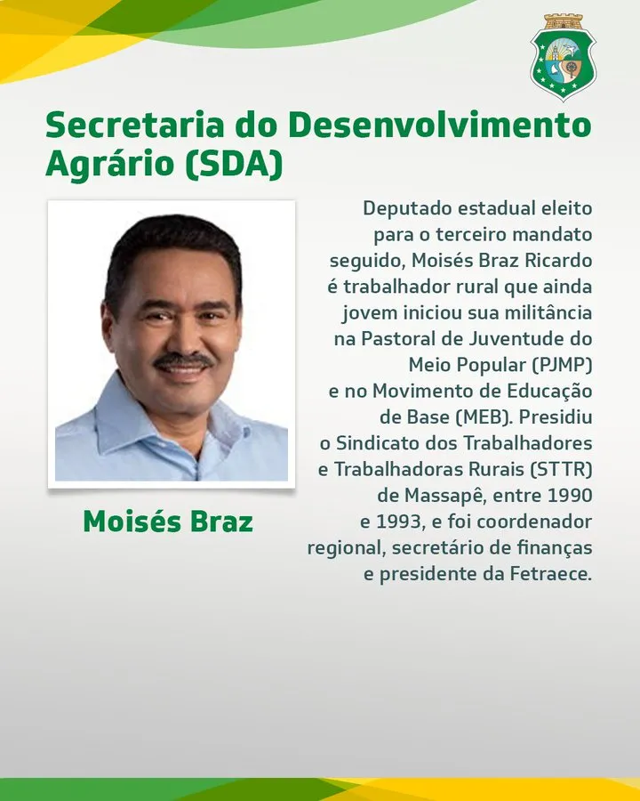 Elmano de Freitas (PT) anuncia secretários do Governo do Ceará