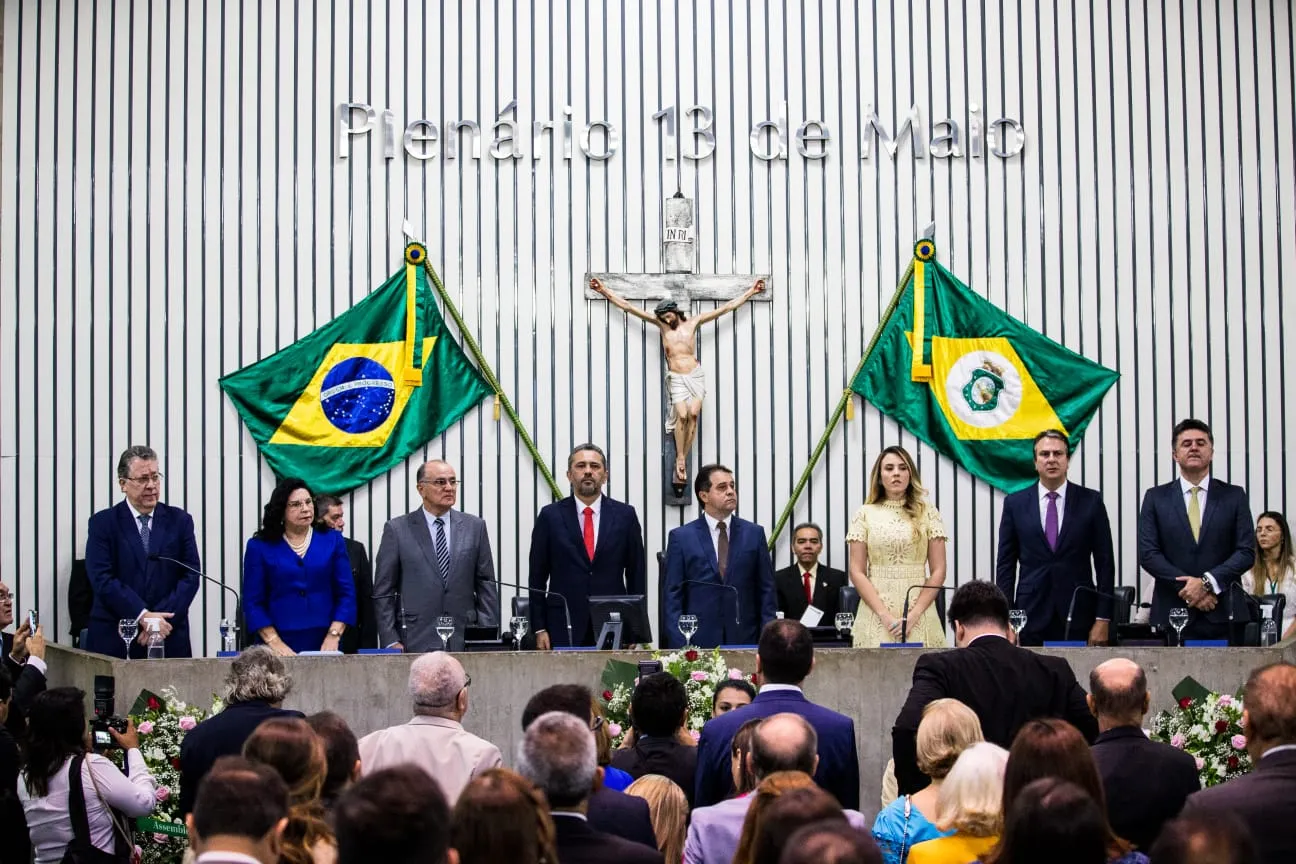Posse de Elmano de Freitas e Jade Romero na Assembleia Legislativa