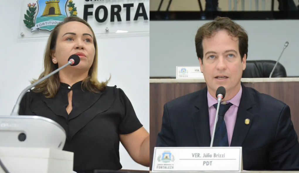Enfermeira Ana Paula e Júlio Brizzi são os dois pedetistas que estão em rota de colisão com o prefeito