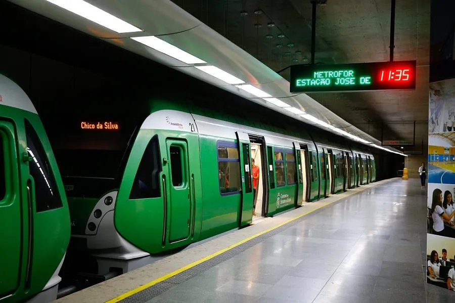 Estaçãoi de metrô José de Alencar no Centro