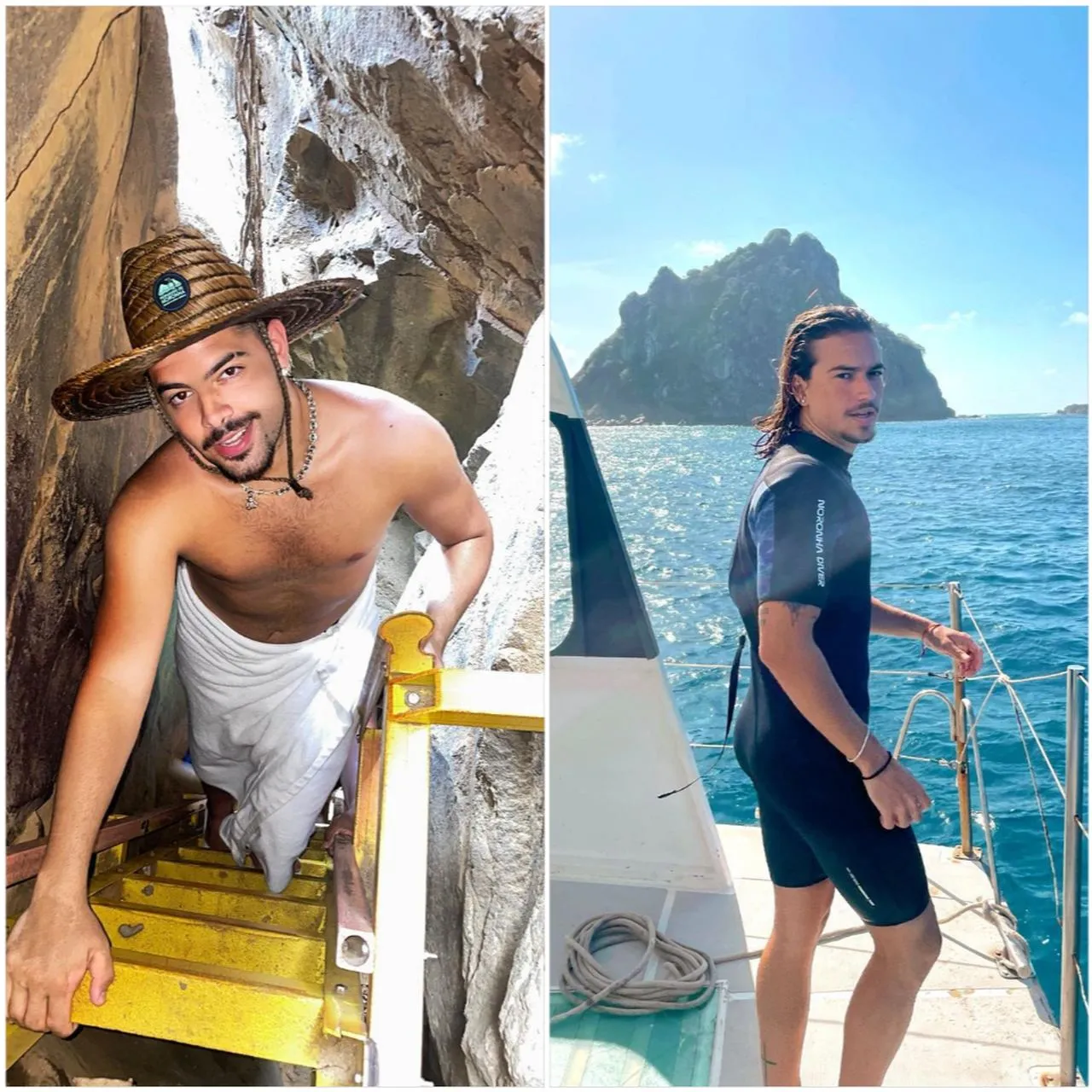 Juntos, eles viajaram para Fernando de Noronha em janeiro de 2023