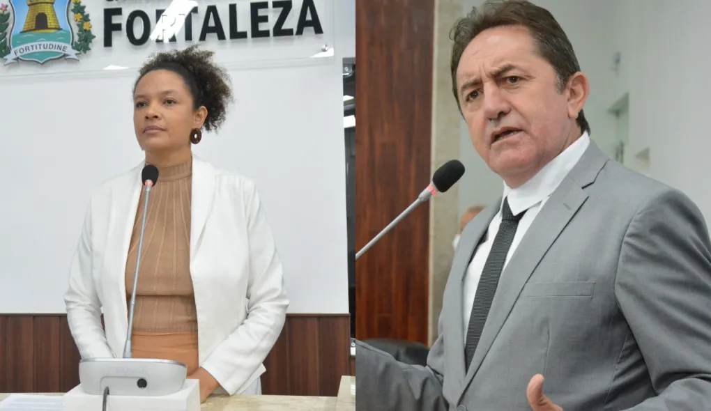 Vereadores Adriana do Nossa Cara (PSOL) e Adail Jr (PDT) entraram em embate durante discussão