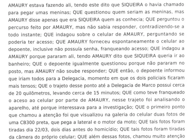 Confira trecho do inquérito policial sobre a morte da advogada e da mãe dela