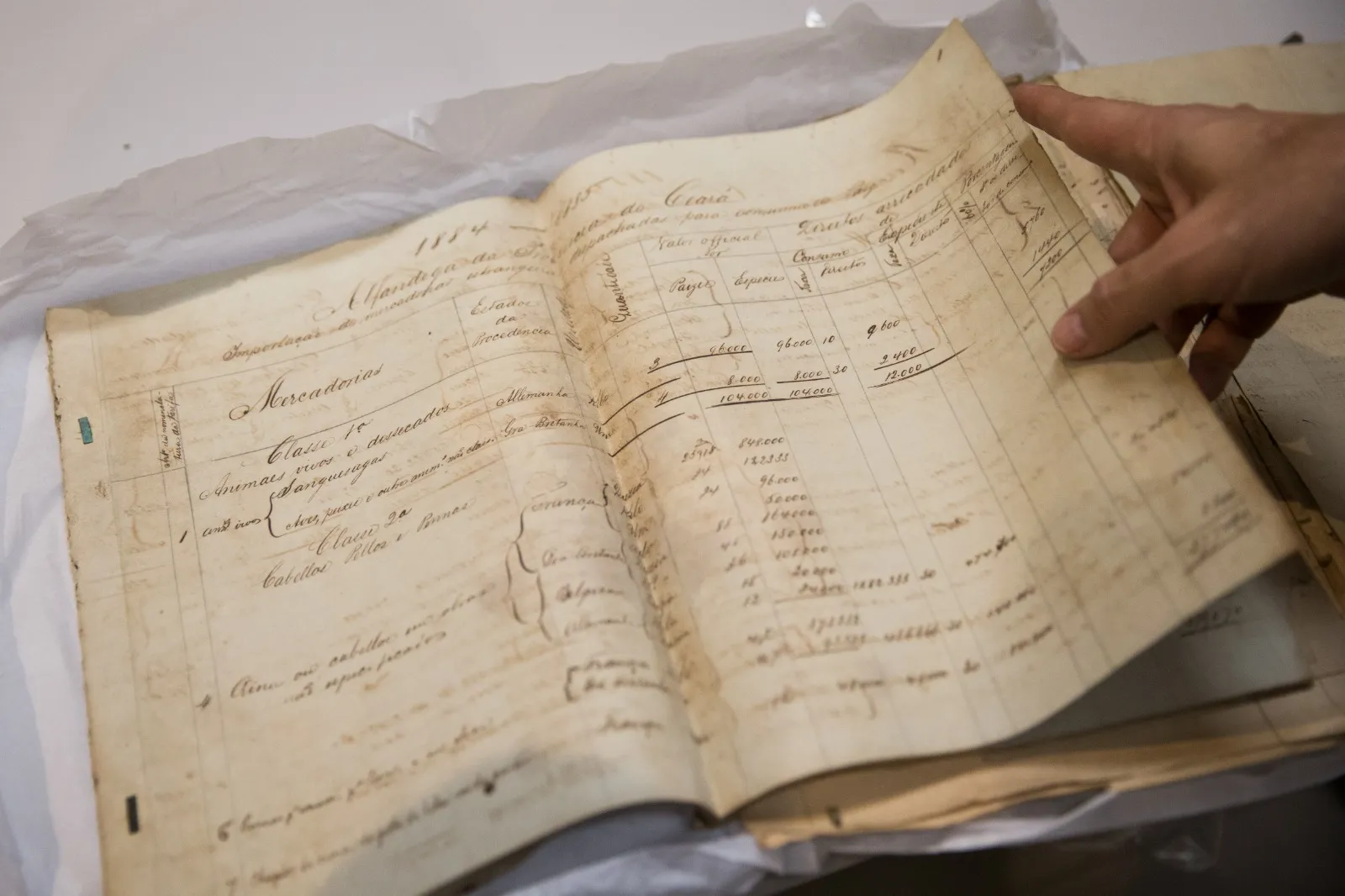 Exemplo de documento encontrado no Arquivo da empresa sobre a atuação dos primeiros gestores