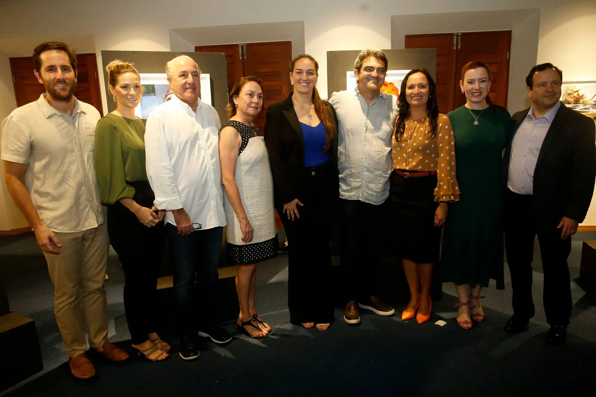 Rodrigo Frota, Bruna Waleska, Sílvio e Paula Frota, Luana e Tiago Ribeiro, Paula Dantas, Aline e Igor Barroso