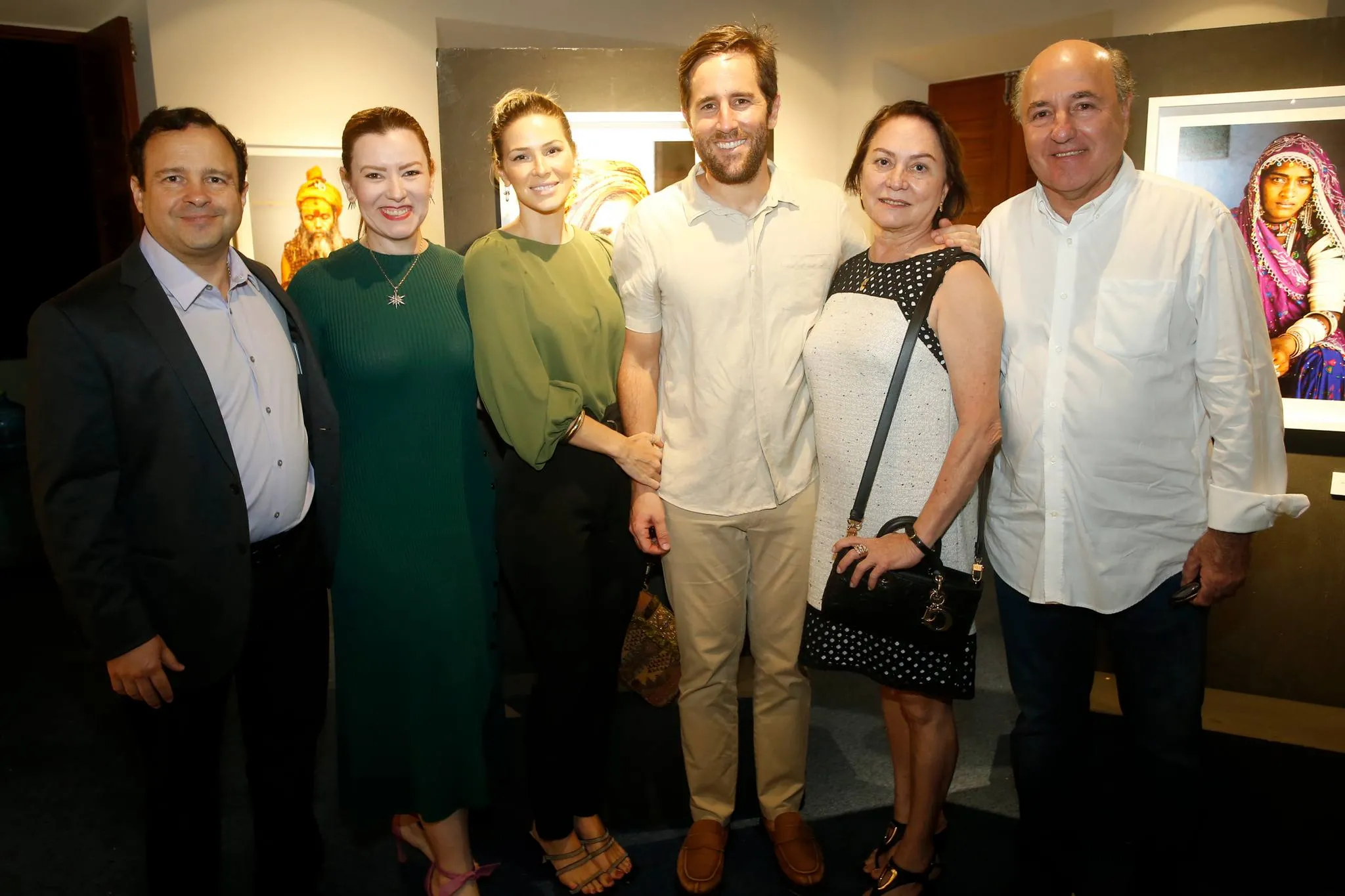 Igor e Aline Barroso, Bruna Waleska, Rodrigo, Paula e Sílvio Frota