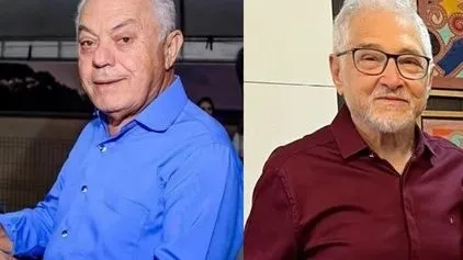 Luiz Menezes (à direita) e José Maria Lucena (à esquerda) estão sendo criticados por suposta ausência nos atos da gestão