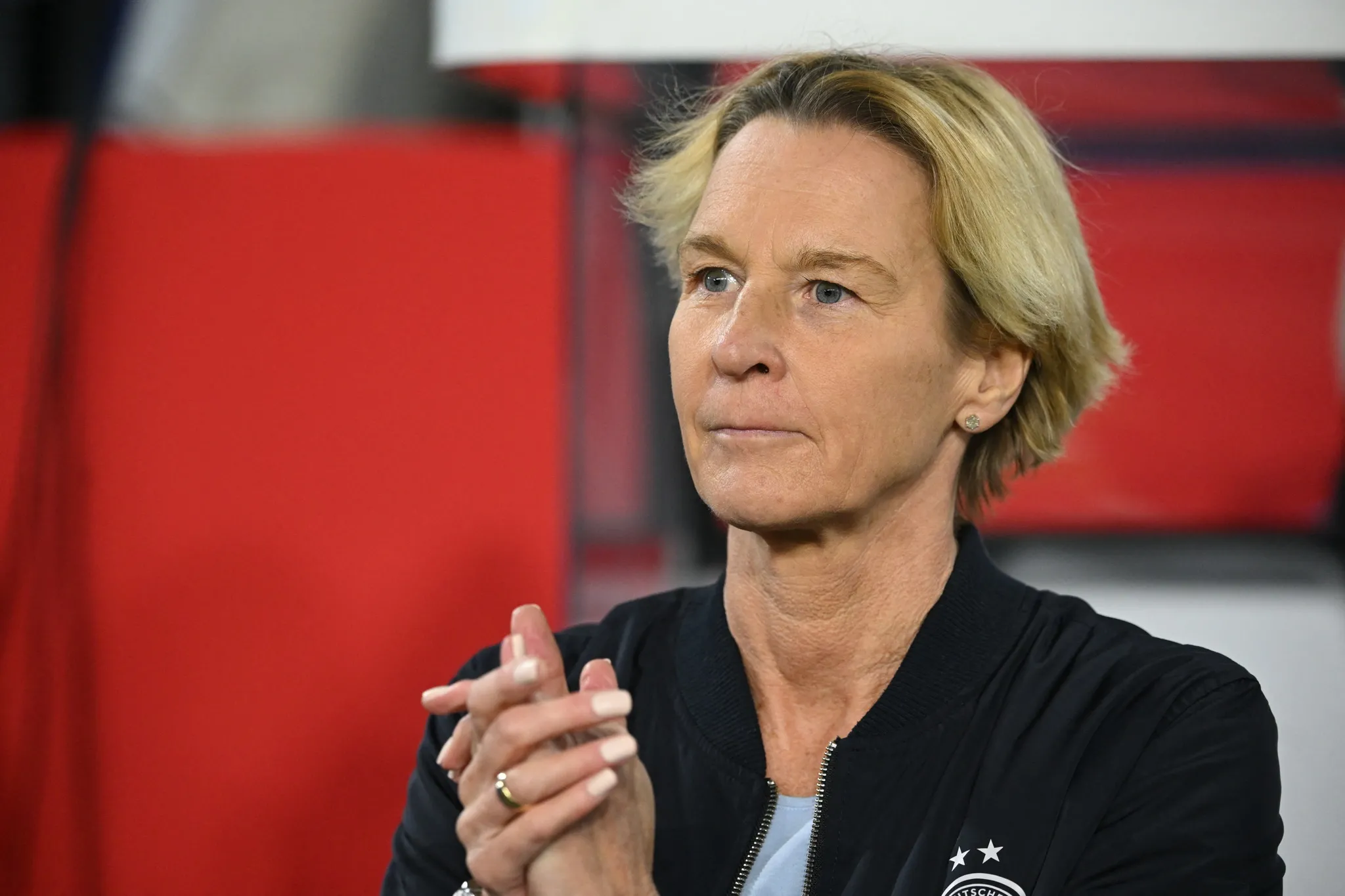 Martina Voss, treinadora da seleção feminina da Alemanha