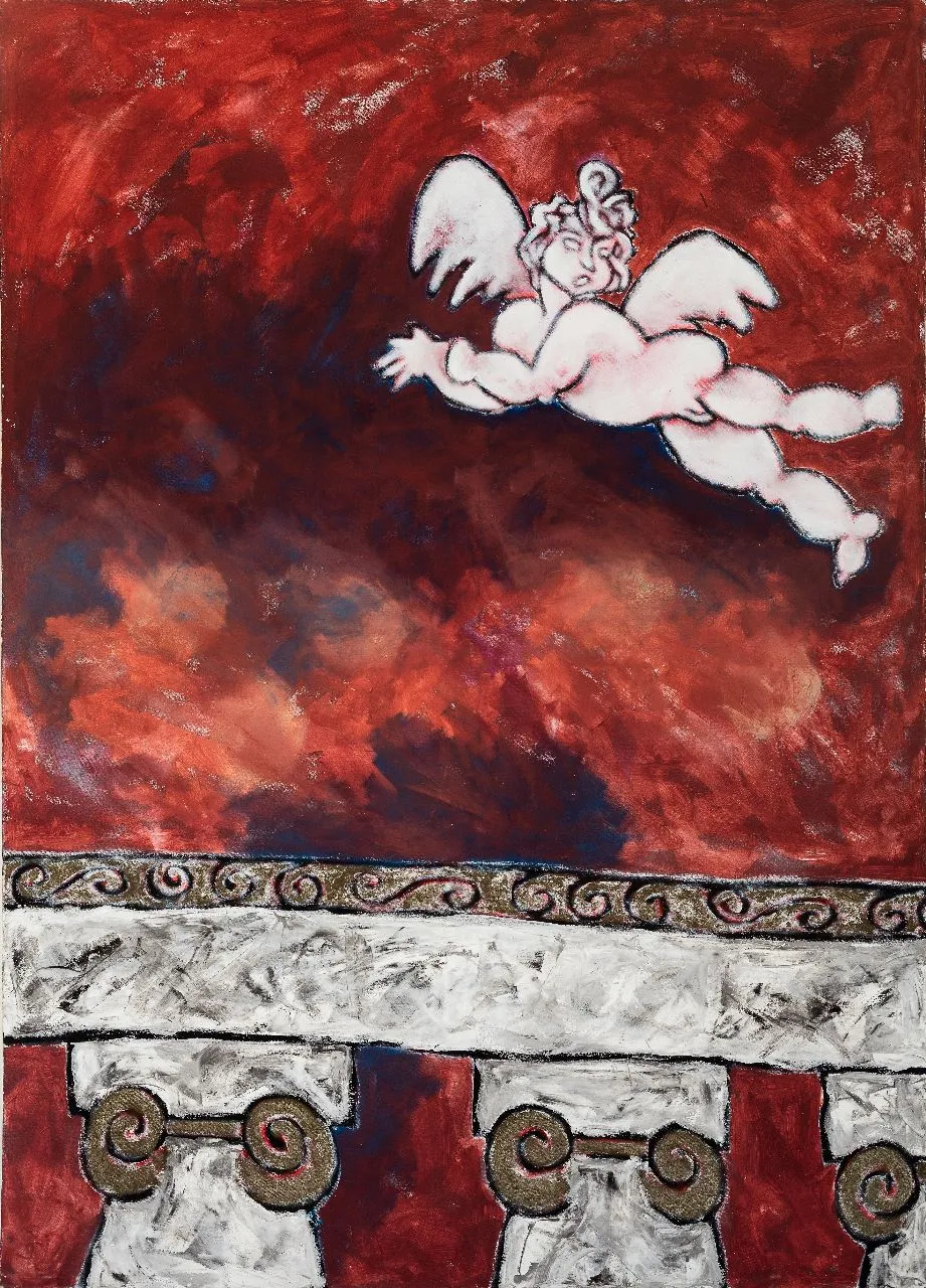 Obra “A vênus morreu de amor” (1983), obra de Beatriz Milhazes