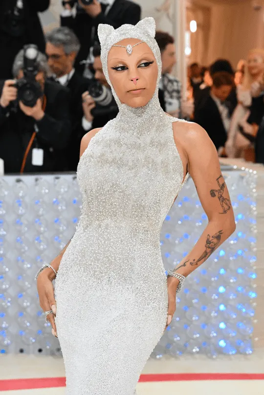 Doja Cat surpreendeu com look inspirado na felina