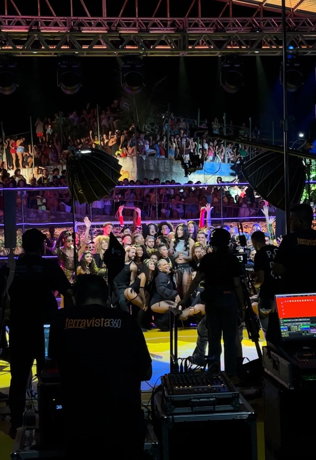 Bastidores da gravação do clipe de Pabllo em Fortaleza