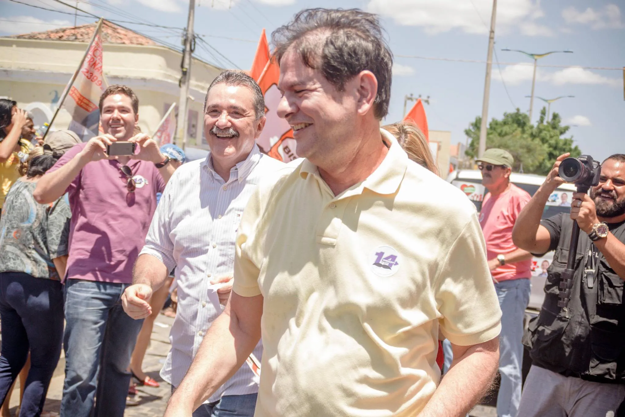 Bismarck contou com a participação ativa do ex-governador Cid na campanha para prefeitura de Aracati, em 2016.