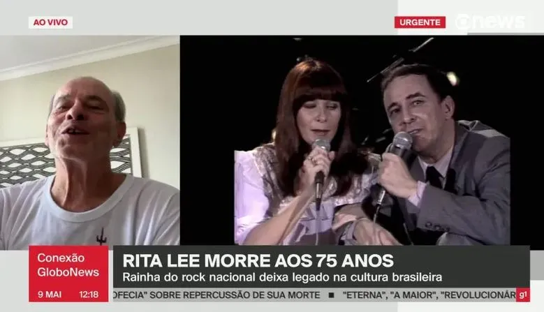 Ney Matogrosso falou sobre a morte de Rita em entrevista à Globonews