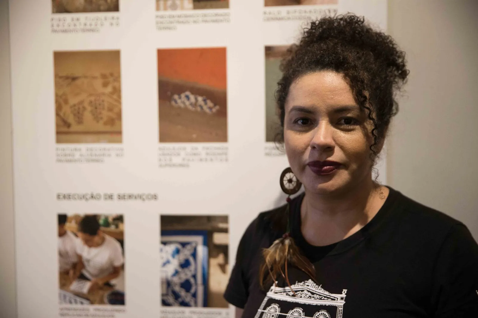 Historiadora e produtora cultural, Georgia, após a restauração foi contratada e trabalha no equipamento cultural