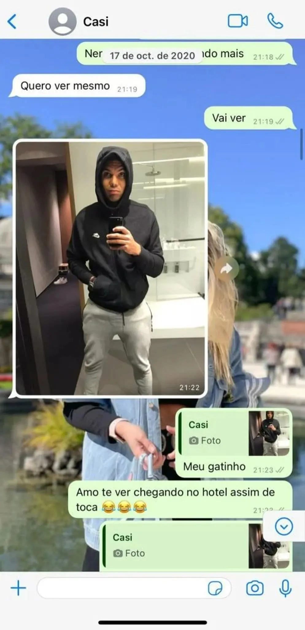 Casemiro tem conversas com amante expostas nas redes sociais; Veja