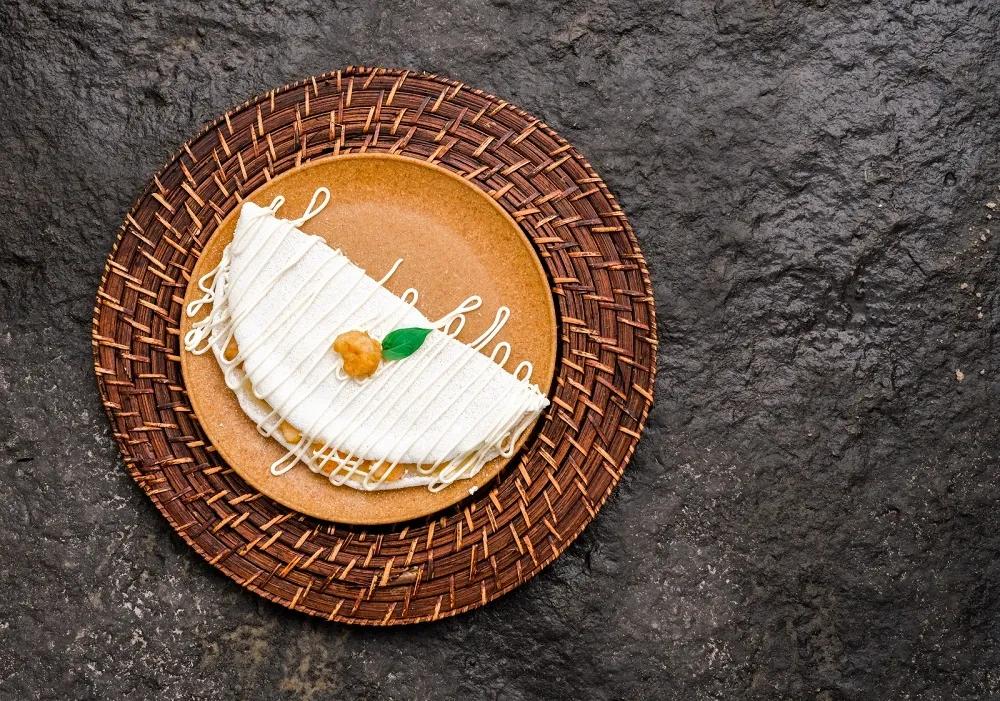Com recheio generoso de camarão, tapioca do Café Maré incorpora o insumo do mar da melhor forma