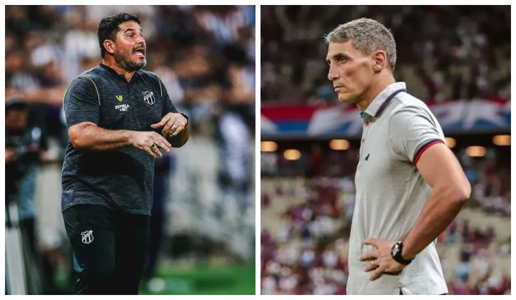 Barroca e Vojvoda são os técnicos de Ceará e Fortaleza, respectivamente