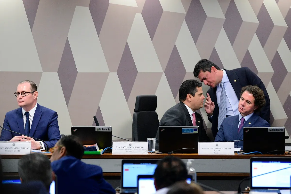 A sabatina de Zanin propiciou também reencontro com o senador e ex-juiz federal Sérgio Moro