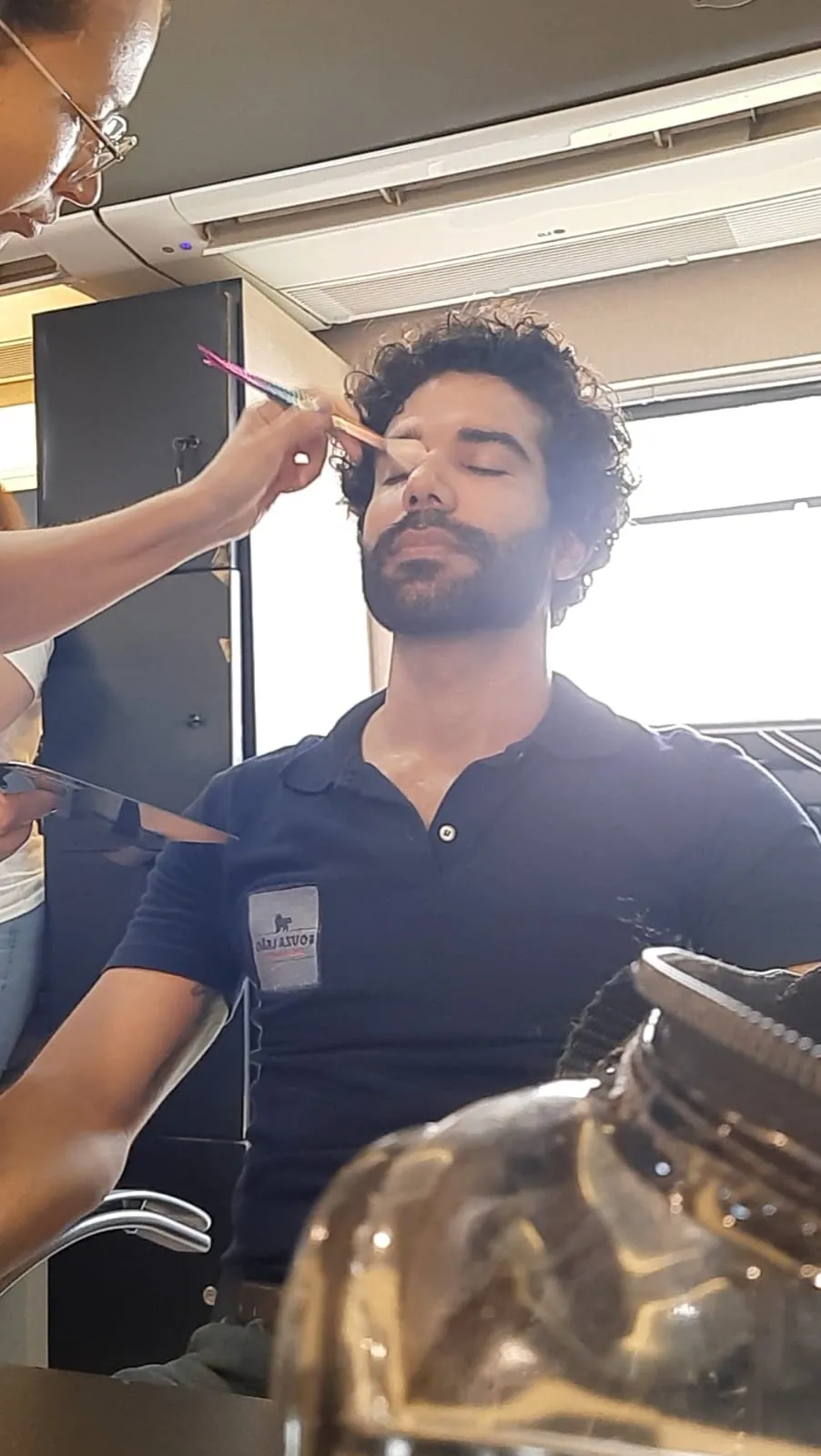 Bastidores da preparação para o personagem de Danilo em 'Terra e Paixão'