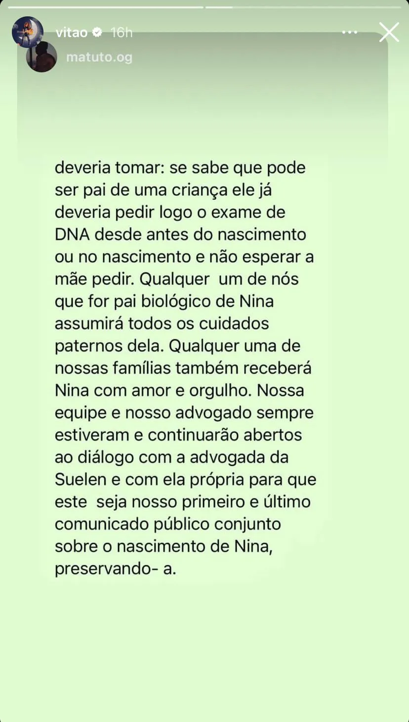 Comunicado foi feito de forma conjunta