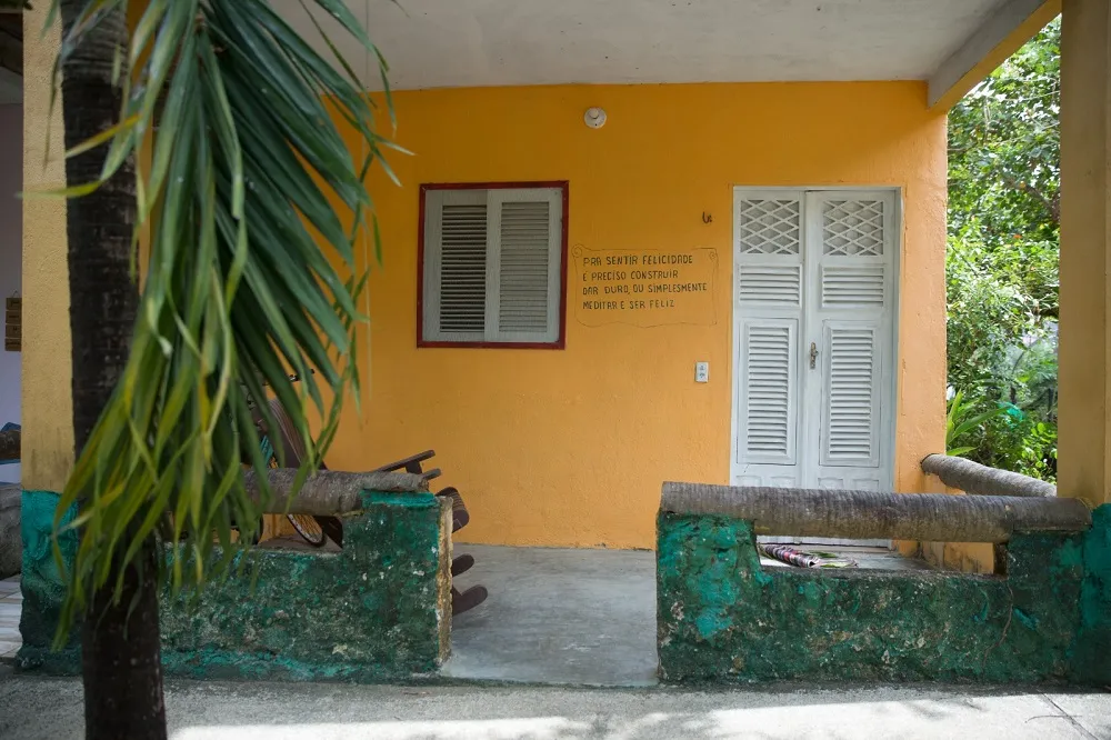 Um dos chalés disponíveis na casa de Reginaldo Figueiredo e Ana Lourdes