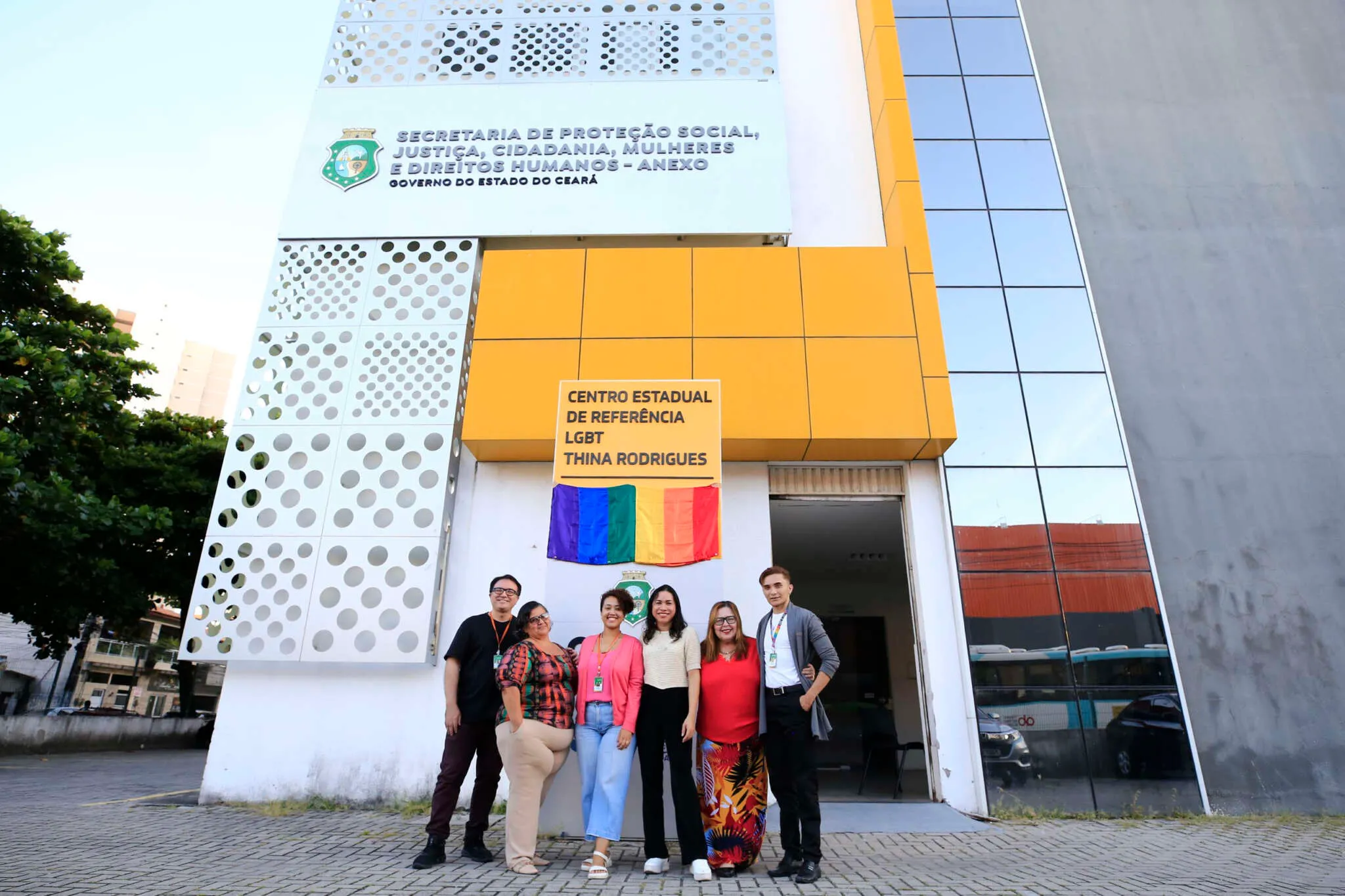 Centro Estadual de Referência LGBT+ Thina Rodrigues, agora sob a Secretaria da Diversidade.