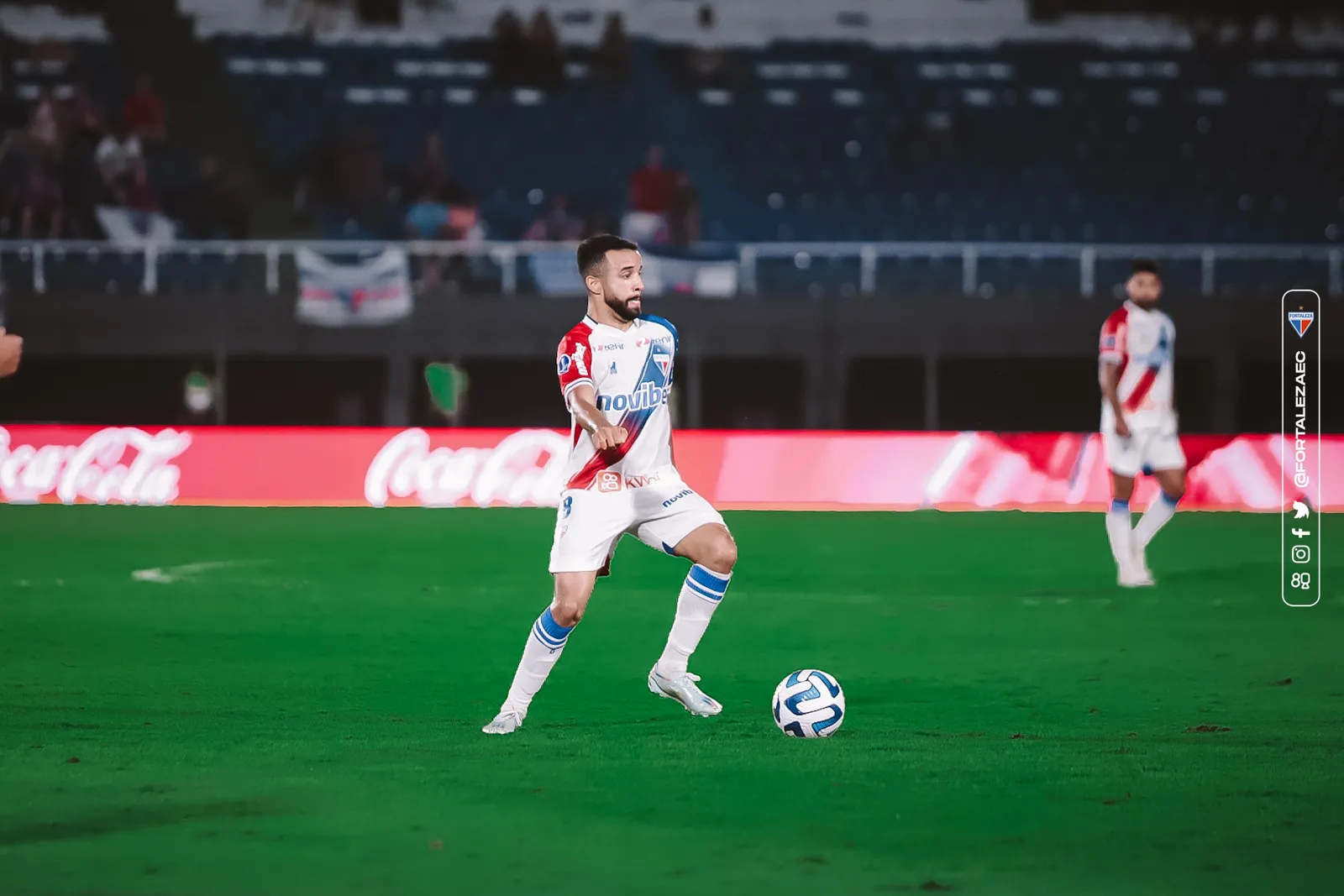 Caio Alexandre dominou as ações no meio-campo do Fortaleza