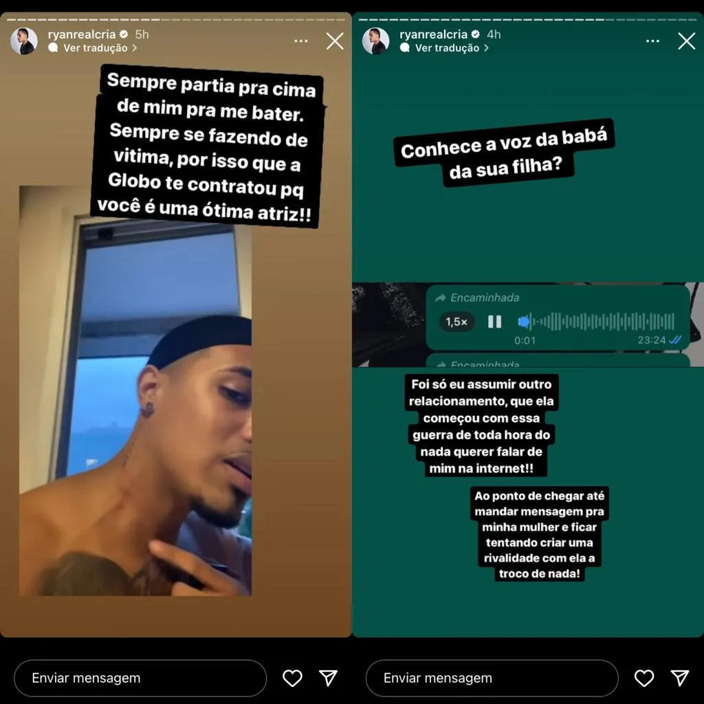 Ryan Realcria rebateu as acusações de Azzy