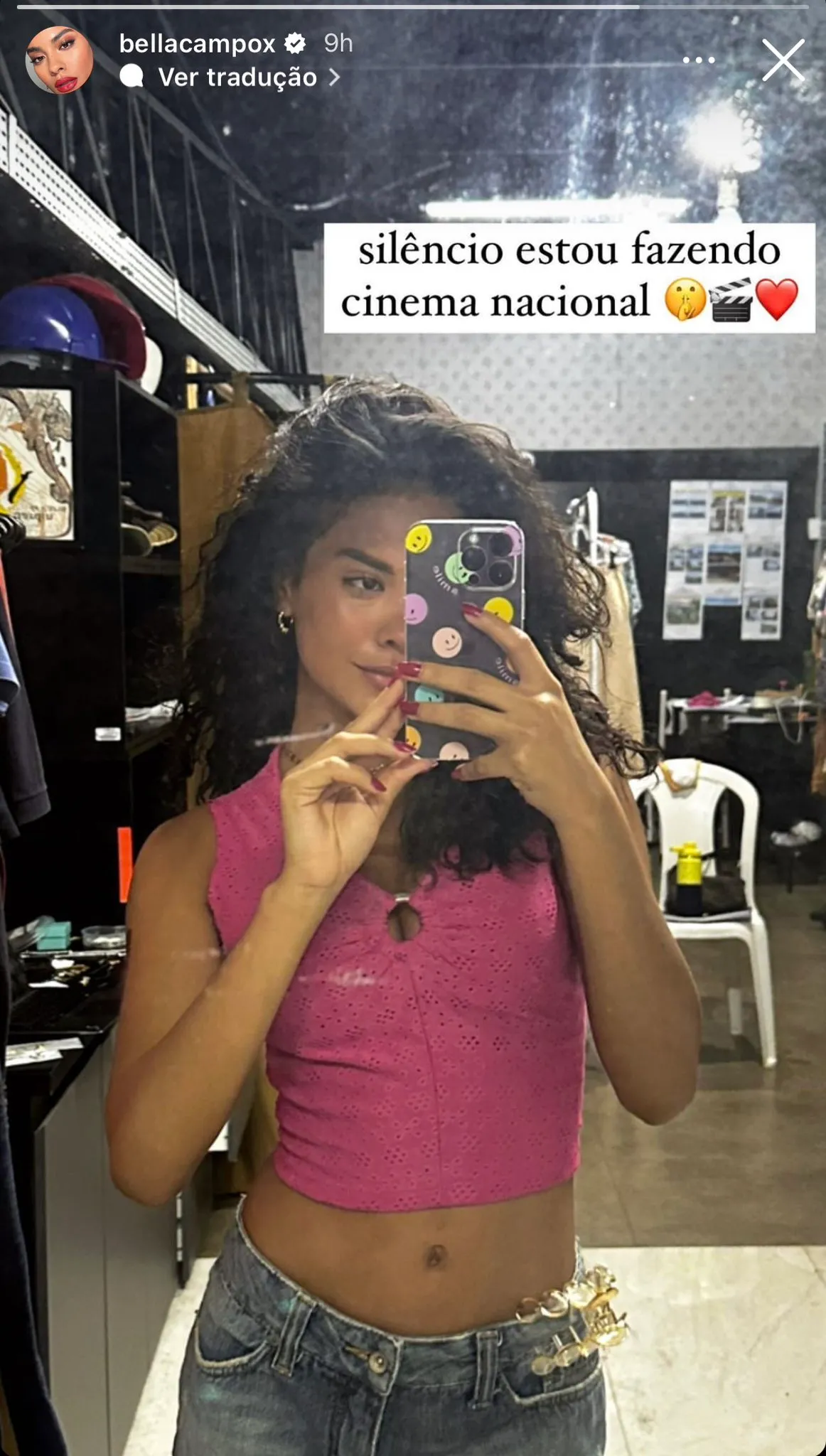 Artista está gravando filme em Cuiabá