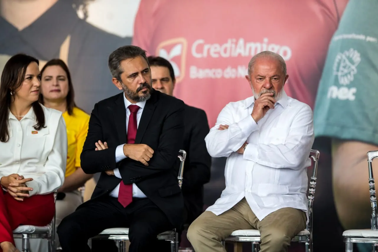 Presidente Lula e o governador Elmano de Freitas